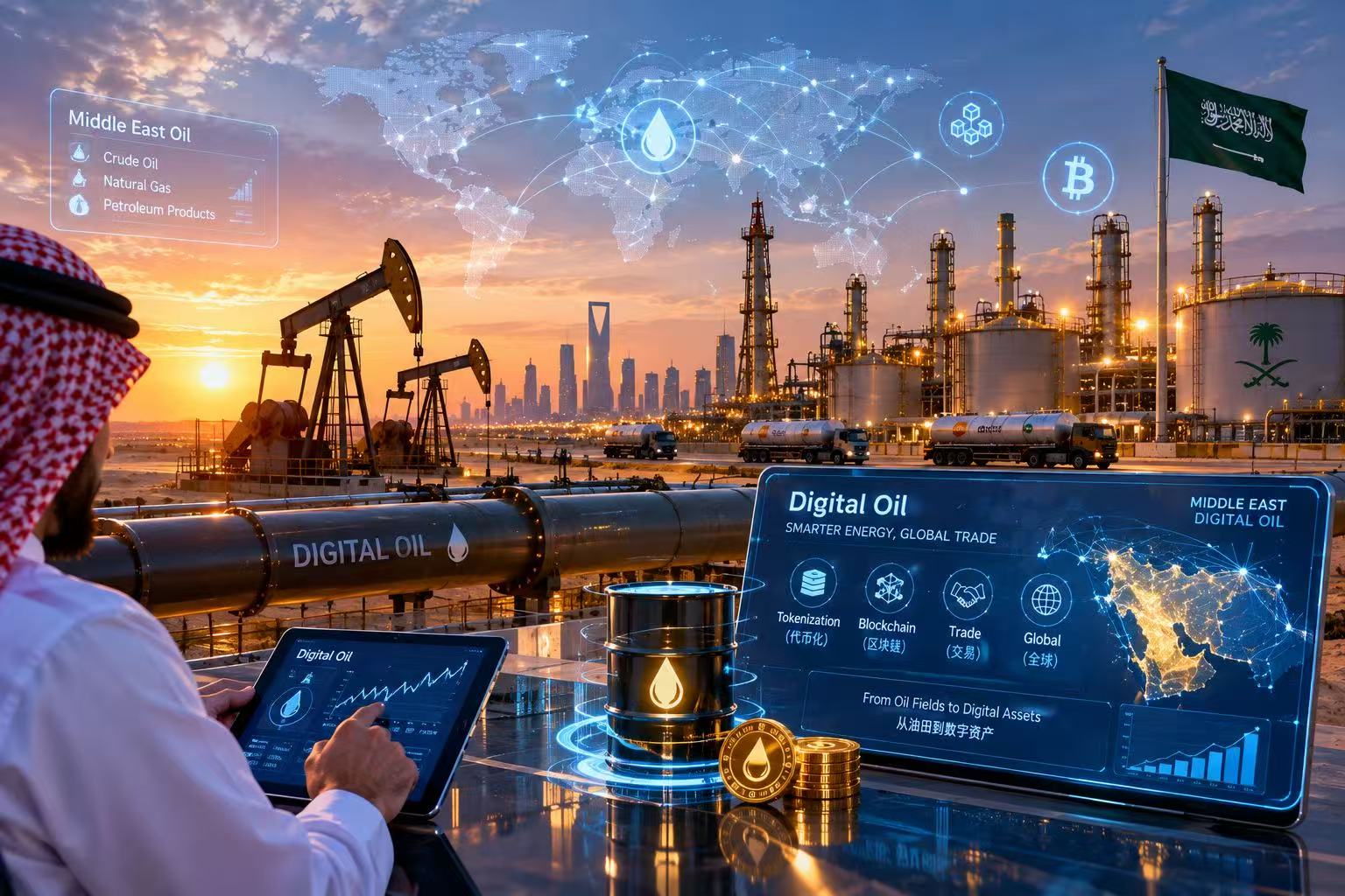 From oil fields to digital assets